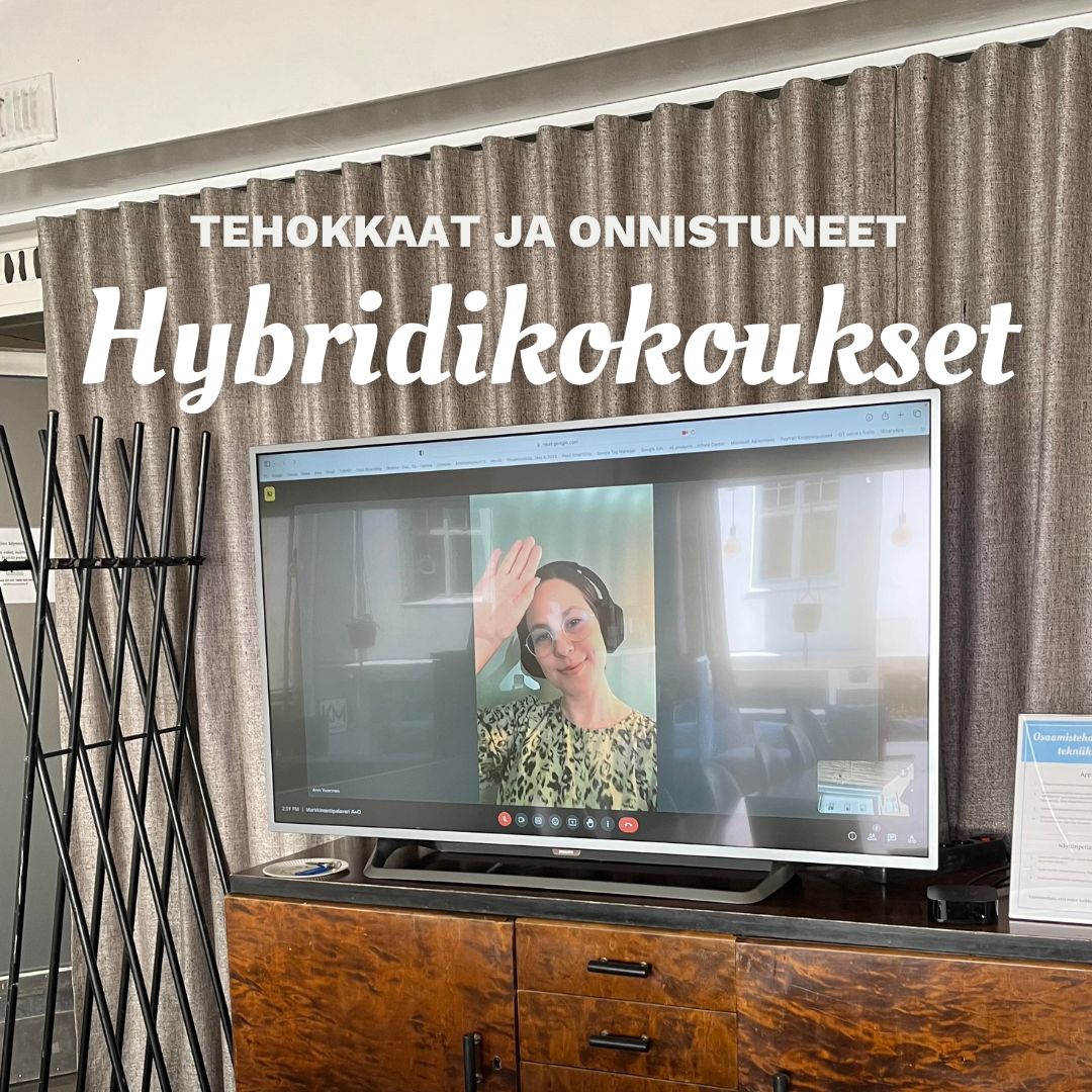 Järjestä hybridikokous Osaamistehtaan tiloissa